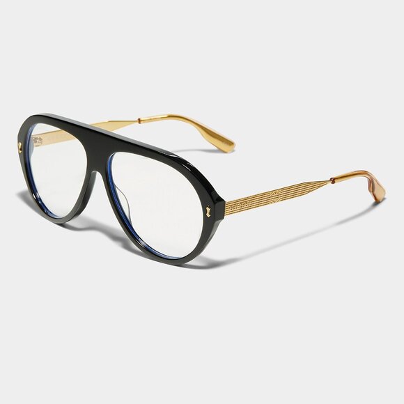 BNWT AW24 GUCCI GOLDEN TEMPLES AVIATOR SUNGLASSES GG1515S - Picture 8 of 9